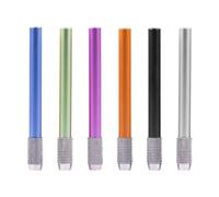 ZXUPOI 6 pcs Prolongateurs de Crayon Outil Extension de Crayon Rallonge Crayon Crayon Allongement Métal Rallonge Crayon Extension de Crayon Métal Extension