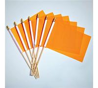 ZXvZYT Drapeau de couleur unie (lot de 12)