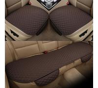 ZXWZZQ88 Ensemble Coussin Voiture pour Ford Explorer Fairlane Festiva Fiesta Flex 5seats, Housse Siege Protection Avant Arrière Tapis Respirant, Accessoire Voiture,Brown