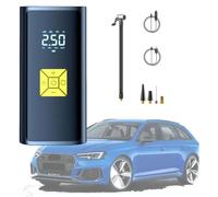 ZXWZZQ88 Gonfleur Pneus Voiture pour Ford Focus St Mk4 Focus Mk2 S Focus MK2 MK3 MK4 Focus MK2, Compresseur à air Portatif Écran LCD Lumière LED Arrêt Automatique Accessoire Voiture,Yellow