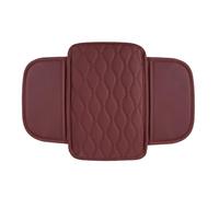 ZXWZZQ88 Voiture Housse Accoudoir pour Ford Foucs MK2 Foucs MK3 Foucs MK4 Kuga MK2 Mustang, Console Centrale Coussin Couvre-accoudoirs Organisateur Tapis, Accessoire Voiture,Red