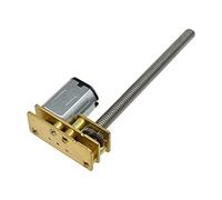 zxxin-Actionneur linéaire Durable, 1024 N20 M4 * 55 Moteur miniatura électrique linéaire, axe d'essieu à vis Moteur d'engrenage DC 6V 100RPM pour la Maison Fan Hobby Toy RC CA Bonne qualité