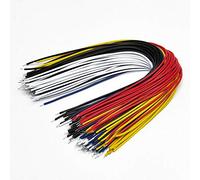 zxxin-fil de cuivre Câble de soudure PCB de pain de pain de pain de pain plat 100pcs / Set Plateau de pain, 26AWG 20cm, câble de câble de cavalier à mouche Fils de conducteur d'étain, fil de connecteu