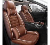 ZXYHBHD 2 Housses de siège Auto Avant entièrement recouvertes de Cuir， Compatible avec BMW і3 G28 2022-2023, Brown