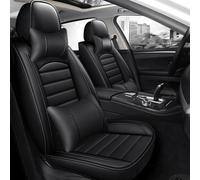 ZXYHBHD 2 Housses de siège Auto Avant entièrement recouvertes de Cuir， Compatible avec BMW X3 F25 2011-2018, Black