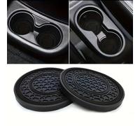 ZXYHBHD Coussinet antidérapant pour Porte-gobelet de Voiture,Protection Stable, 2 pièces, Compatible avec Les Piles Lexus LX 570 Marvel Eternals PHASTOS,Black