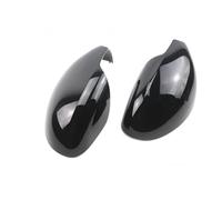 ZXYIWSDF Auto Brillant RéTroviseur Compatible avec Seat pour Ibiza MK3 6L 2002-2008, Couvercles De Rétroviseurs De Porte, Capuchons De Rétroviseur Latéraux, Coques De Rétroviseurs Latéraux(Black)