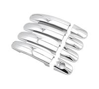 ZXYIWSDF Autocollant poignée Porte Compatible avec Ford pour C-Max pour S-Max 2012-2018 Garniture De Poignée De Porte Chromée Moulage De Recouvrement, Accessoires De Voiture