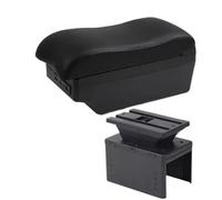 ZXYIWSDF boîte d'accoudoir Compatible avec Megane 2, Accoudoir De Voiture Boîte De Rangement, Repose-Bras, Console Centrale avec Porte-gobelet, Pièces De Rechange USB(3)