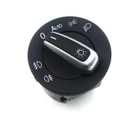 ZXYIWSDF Commande Phare Voiture Bouton De Réglage De L'interrupteur De Commande des Phares, Compatible avec VW pour Golf Plus 2003 - 2012 pour CC 2008 - 2014(Switch)