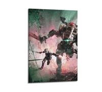 ZXYYHBG Poster de jeu Titanfall 2 - Impression sur toile - Décoration murale moderne pour chambre à coucher - 60 x 90 cm