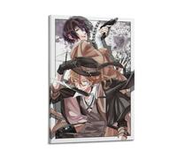 ZXYYHBG Poster décoratif sur toile de l'anime Bungou - Motif chiens errants - Décoration murale moderne pour chambre à coucher - 60 x 90 cm
