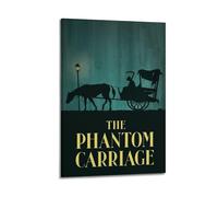 ZXYYHBG Poster décoratif sur toile représentant un carrosse de fantôme de film - Poster et image d'art moderne pour chambre à coucher - 30 x 45 cm