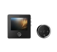 ZXZZAS Sonnette vidéo, Écran LCD 3 Pouces Batterie intégrée visiophone Longue durée Veille HD 720P visuel Sonnette Judas visionneuse