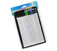 ZY-204 Plaque d'expérimentation sans soudure 1660 trous Circuit extensible 1660 points de connexion pour projet électronique