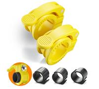 ZY-HUAN Mini pinces pour haltères de 2,5 cm I collier d'haltères réglable de 2,5 cm I pinces d'haltères à dégagement rapide Paire de clips de verrouillage pour barre d'haltères(jaune)
