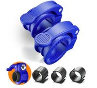 ZY-HUAN Mini Pinces pour haltères de 25/28/30mm I Collier d'haltères réglable I Pinces d'haltères à dégagement Rapide Paire de Clips de Verrouillage pour Barre d'haltères (Bleu)