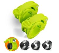 ZY-HUAN Mini Pinces pour haltères de 25/28/30mm I Collier d'haltères réglable I Pinces d'haltères à dégagement Rapide Paire de Clips de Verrouillage pour Barre d'haltères (Vert)