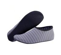 ZYAGH 1 paire de chaussettes de plage à séchage rapide et semelle souple for la plongée avec tuba, la natation, le bateau, la randonnée et le surf - Respirantes et légères(1 pair of gray,S(34-35))