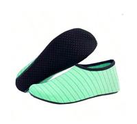 ZYAGH 1 paire de chaussettes de plage à séchage rapide et semelle souple for la plongée avec tuba, la natation, le bateau, la randonnée et le surf - Respirantes et légères(1 pair of green,S(34-35))