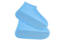 ZYAGH 2pcs Waterproof Shoe Covers Silicone Anti-Slip For Outdoor Rainy Day Reusable Cover(Color1,L (40-45))