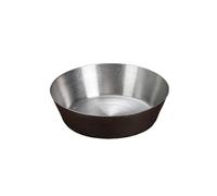 ZYAGH Assiettes rétro profondes en acier inoxydable 304, assiettes à sauce monocouche, plateaux à desserts, viande et fruits, vaisselle(9.5cm)