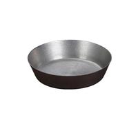 ZYAGH Assiettes rétro profondes en acier inoxydable 304, assiettes à sauce monocouche, plateaux à desserts, viande et fruits, vaisselle(12.5cm)