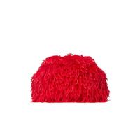 ZYAGH Dopamine Style Clip sac Fuzz pochette for femmes robes de bal for articles de mariage fête grande capacité sac à main for femmes(Red)