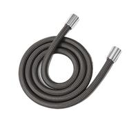 ZYAGH Flexible De Douche Tuyau de Douche à Main Anti-enroulement, Interface Universelle, Tube de Douche, Tuyau de Douche de Bain Flexible en Nylon pour Robinetterie De Salle De Bains(Dark Grey,1.5M)