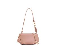 ZYAGH Mini Porte-monnaie Classique De Couleur Unie, Sac À Main Multifonctionnel for Rouge À Lèvres Et Écouteurs, Sacs À Bandoulière Polyvalents Décontractés for Femmes(Pink)