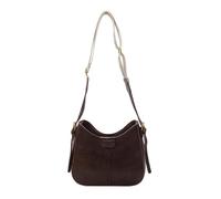 ZYAGH Retro Wide-Strap Women's Shoulder Bag Luxurious Versatile Crossbody Bag PU Fabric Shoulder Bag(Coffee)