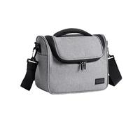 ZYAGH Sac à BandoulièRe pour Appareil Photo Sacs for Appareil Photo Reflex numérique, Sac de Photographie d'objectif, Sac de Rangement étanche à bandoulière pour Appareil Photo(Grey-S)