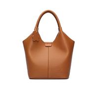 ZYAGH Sacs à main grande capacité for femmes, sacs à bandoulière for femmes, sac seau en cuir souple for femmes(Yellow)