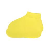 ZYAGH Silicone Waterproof Shoe Covers Reusable Washable Resistant Outdoor Rainy Overshoes Protection Non-Slip(2PCS-Yellow,L 41-47)