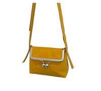 ZYAGH Super Mini Sac À Bandoulière for Femmes, Mignon Sac À Main À Clip, Sac À Main De Luxe De Styliste Rouge À Lèvres(Yellow clip bag)