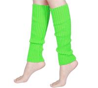 ZYAGH Women's Long Knitted Foot Cover Leg Breathable Warmers Winter Protector Stocking Legging Ladies Striped Warmersocks(Color1)