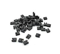 Zyamy 30 Pcs 2,54 mm Noir Jumper Caps Standard Circuit Jumper Cap Shunts Court Circuit Les Blocs de Connexion Broches