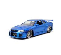 ZYAURA pour:1:24 Brian's 2002 Nissan Skyline GT-R (BNR34) Model Car Metal 12+y Die Cast Car