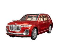 ZYAURA pour: 1:24 Simulation BMW X7 Véhicule Tout-Terrain SUV Modèle De Voiture Son Et Lumière Retirer Voiture Jouet Métal pour Enfants(C)