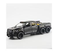 ZYAURA pour:Mercedes-Benz Classe X 6 * 6 Pick-up 1:28 Modèle De Véhicule Tout-Terrain Simulation Son Et Lumière(A)