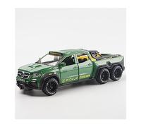ZYAURA pour:Mercedes-Benz Classe X 6 * 6 Pick-up 1:28 Modèle De Véhicule Tout-Terrain Simulation Son Et Lumière(B)