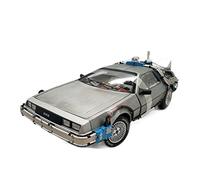 ZYAURA pour Retour vers Le Futur Voiture Moulage sous Pression 1/18 Moulage sous Alliage Métal DMC-12 Modèle Voiture Jouet Série Cadeau
