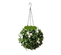 ZYAYNG 1 Boule De Fleur Plante Simulée pour Jardin | Boule de fleurs décoration centre commercial boule suspendue(Color 2)