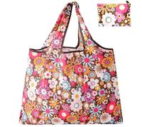 ZYAYNG 5Pcs Foldable Shopping Bags Big Size Bag Large Capacity Lightweight and Portable Storage Pour Shopping(Color2)