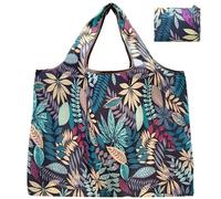 ZYAYNG 5Pcs Foldable Shopping Bags Big Size Bag Large Capacity Lightweight and Portable Storage Pour Shopping(Color3)