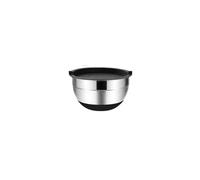 ZYAYNG Bol MéLangeur En Acier Inoxydable 1/6PCS Silicone Bottom Thickened with Lid Cooking Basin Stainless Steel Egg Beating Salad Mixing Kitchen Baking Pour La Cuisine(14cm)