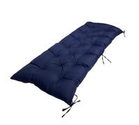 ZYAYNG Coussins De Banc Coussin de Banc d'extérieur imperméable, Coussin de siège avec Remplissage en Coton Doux et élastique épais for Meubles pour Jardin(Dark Blue,XL)