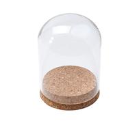 ZYAYNG Couvercle en Verre, dôme, Pot de Fleur, Cloche, vitrine Transparente for Support Base, Livre, Bougie, Centre Table, 6 pièces pour Présentation(8x10cm)
