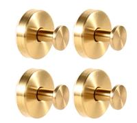 ZYAYNG Crochet Pour Serviette De Bain Lot de 4 crochets à ventouse en acier inoxydable for vêtements, cuisine, salle bain, serviette, sans perforation, couture Pour Salle De Bain