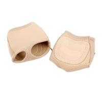 ZYAYNG Demi-Semelle Anti-Transpiration, Couvre-Pied de Danse, Trous à Double Orteil, Reste en Place for Les Femmes, Ventre Ballet Moderne pour Danse(15.5CM)